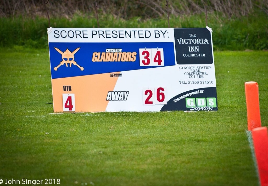 RAWickham9's tweet image. 1️⃣➖0️⃣🏈💪🏻⚔️#goglads #goodstart #9togo #bafanl #bafa #colchester #gladsvsstallions