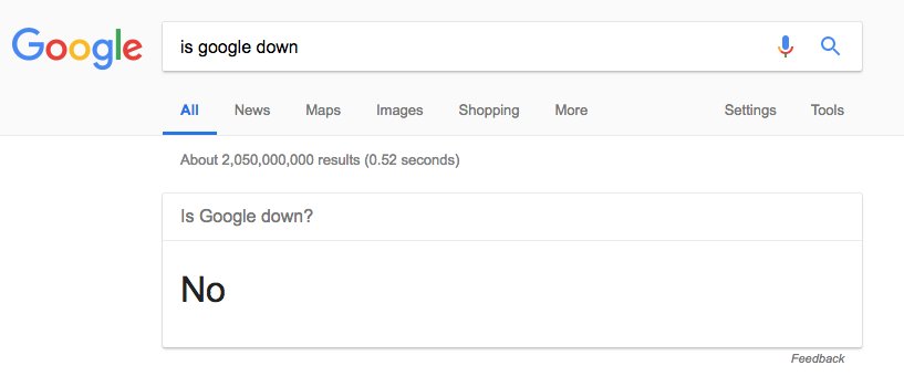 miromedia's tweet photo. Google: Is Google...
Suggested search: ...down?
😂 #internet #userresearch #Monday #Google #browser #digital https://t.co/6EOoahRb8l