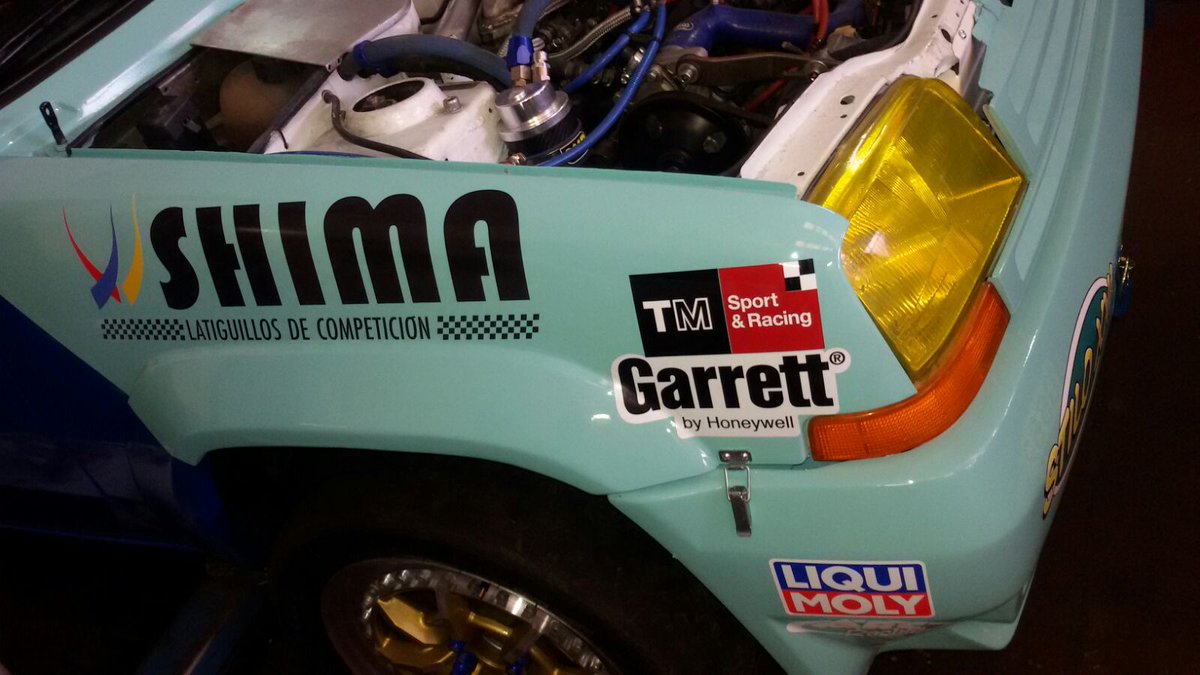RMoleroE's tweet photo. Un placer poder patrocinar y ayudar a Juan García Rodríguez y su bonito Renault 5 Copa Turbo 🏁🚘

@TurboByGarrett @tmsportracing #renault5 #turbo #turbolife #rally #NoTurboNoParty https://t.co/7aCYaErm3I