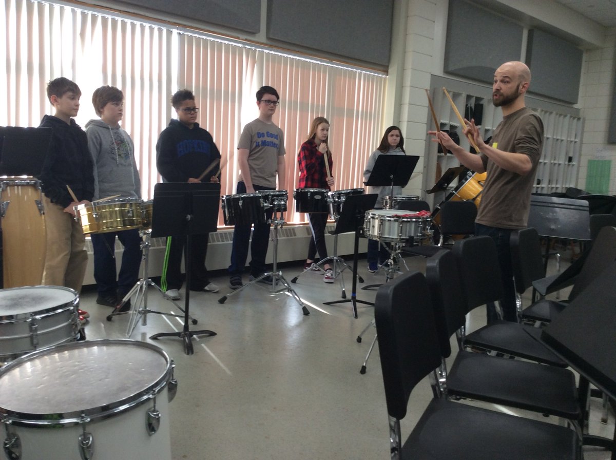 NJH_Bands's tweet photo. Local percussionist Eric Neseth was awesome in our WIN session last week! https://t.co/jQnr0awPxh