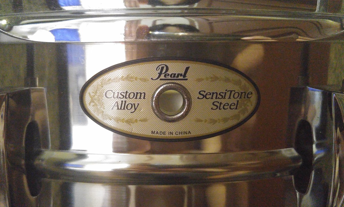 beearin's tweet photo. Jual snare pearl sensitone brushed steel 14"x5.5" kondisi mulus no minus. Lokasi cibubur. Price 1.6 nego yg minat WA 087776522339 thx @DrumBagus https://t.co/xQsraEynqf