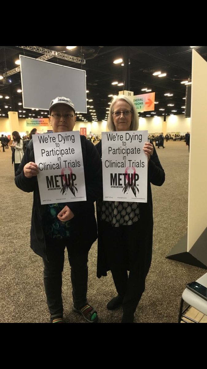 METUPorg's tweet photo. What do you want to tell Cancer researchers attending The American Association of Cancer Research conference in Chicago today? #MetsMonday #bcsm #lcsm #AACR18 https://t.co/HGcrA4FKF7