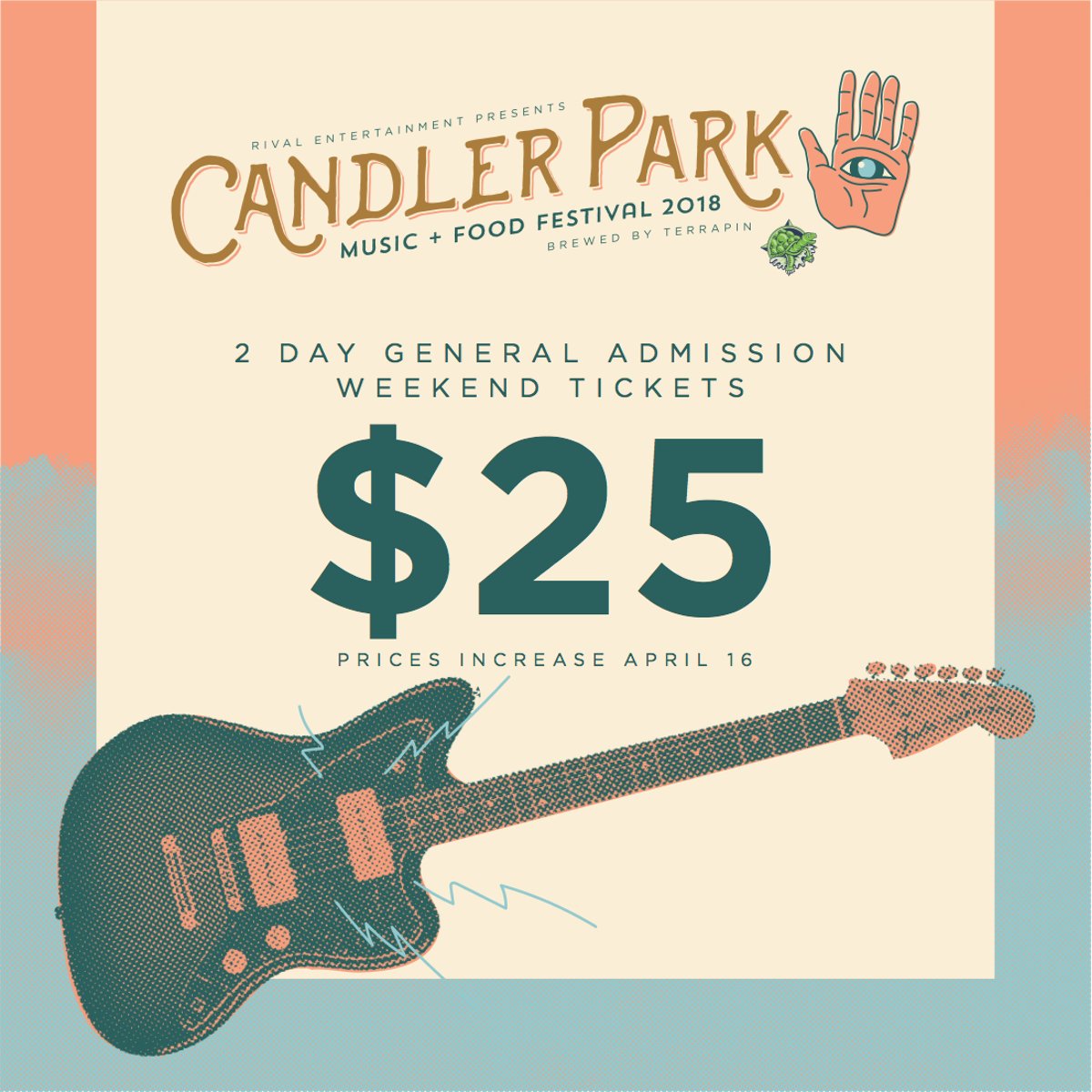 CandlerParkFest's tweet photo. We've extended the time for you to grab TIER 1 ticket prices! You've got until 6pm TODAY to grab $25 GA or $60 VIP (21+ only) Weekend Tickets to catch all of the amazing artists on the #CPMFF2018 lineup
TIX 🎫 https://t.co/AbE2mYW9Nb https://t.co/s4ARG0PyYQ