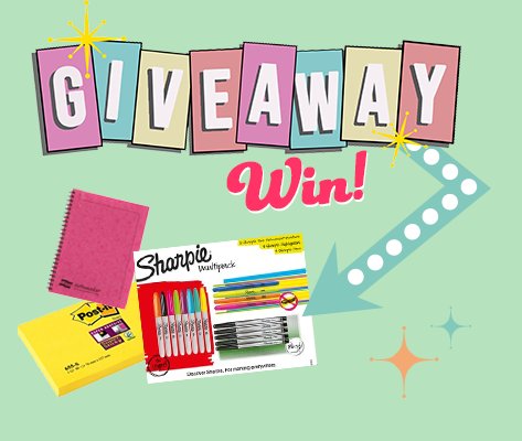 Phroom_Group's tweet photo. How's this for #MondayMotivation? In celebration of #NatStatWeek we're giving away a stationery bundle, featuring #Sharpies and #PostIts! Just follow us and #RT our pinned tweet! Ends 12pm 27/4/18. https://t.co/n9GeKeBWAD