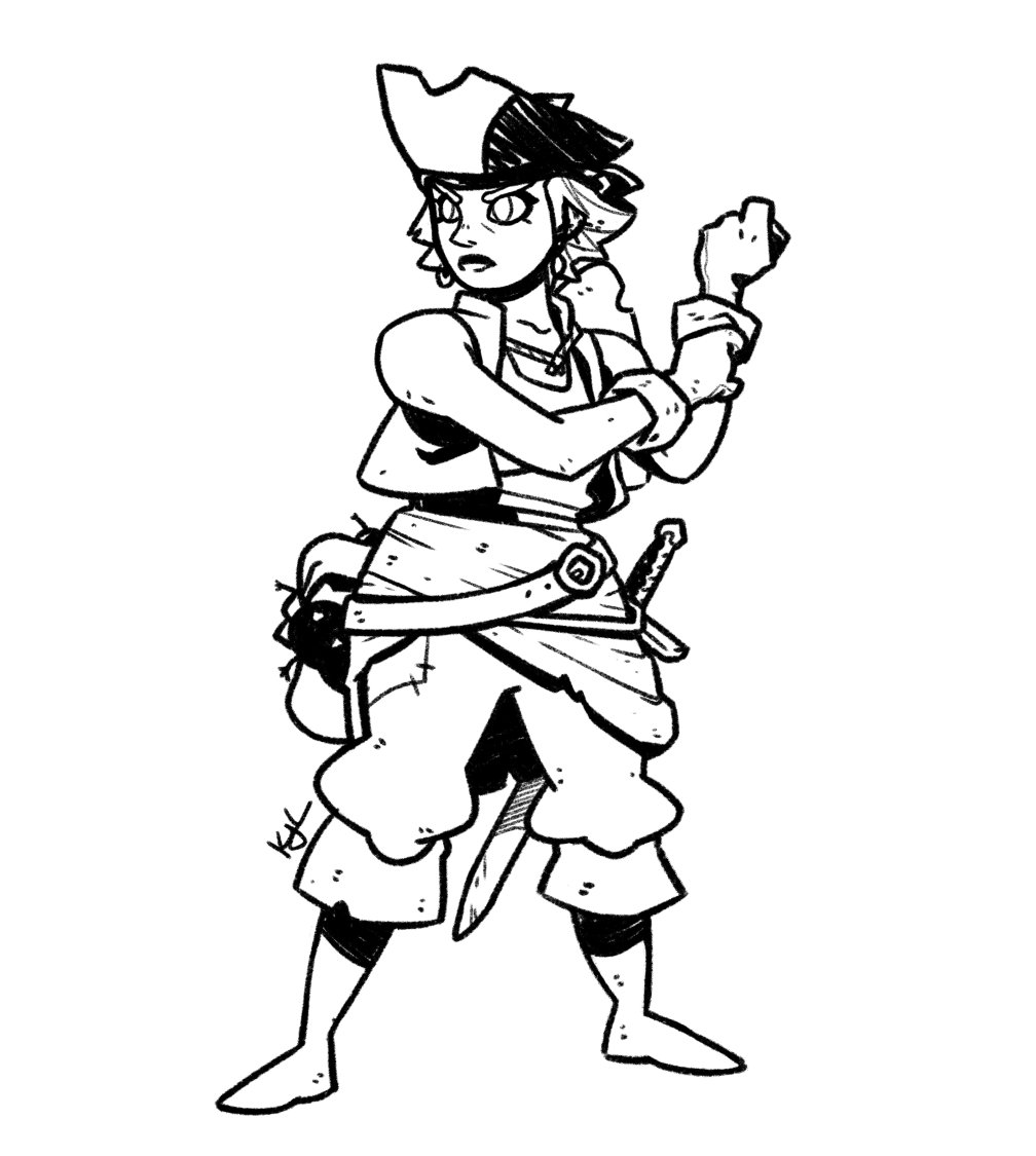 KevinLennertz's tweet photo. Pirate stuff — 
#pirate #pirates #comic #comics #comicart #characterdesign #illustration #drawing #art #design https://t.co/XDcJPLEVA7
