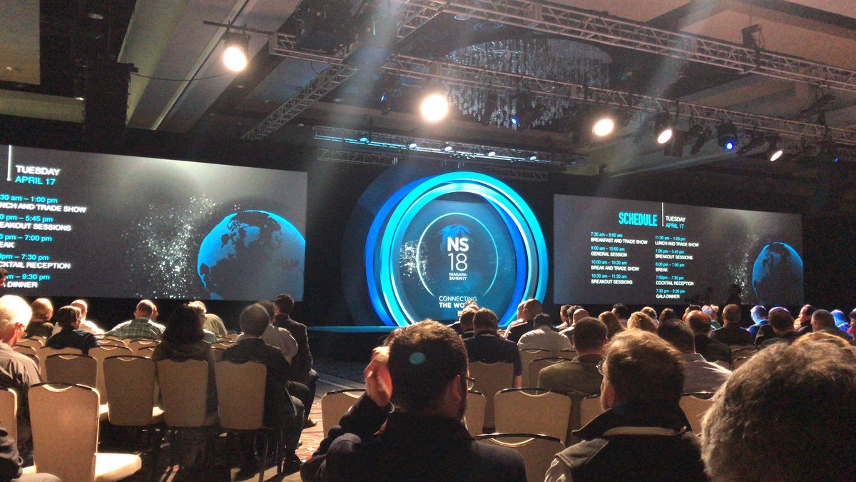 TyrrellProducts's tweet photo. The @TridiumInc Niagara Summit 2018 has begun!
You won't want to miss Ged's talks -
Monday 1:00pm - Partner Cloud Applications.
Monday 4:45pm - Amazon Alexa & Niagara
Tuesday 10:30am - Wireless Technologies.
It's very exciting! #NiagaraSummit @ged_tyrrell #niagarasummit2018 https://t.co/TwE1wedJuY