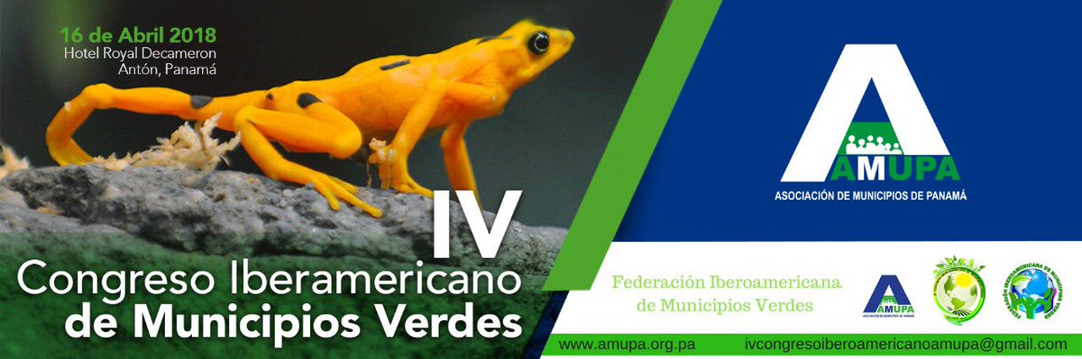 AmupaOficial's tweet photo. Este año Panamá es la sede IV congreso iberoamericano de Municipios Verdes
Contando con la participación de de 17 países de America Latina y el Caribe.
Del 16 al 20 de abril .
📍Hotel Royal Decameron Anton, Panamá.
#Panamá #AMUPA #ecology #iberomerica #municipio https://t.co/rkVFANjzlp