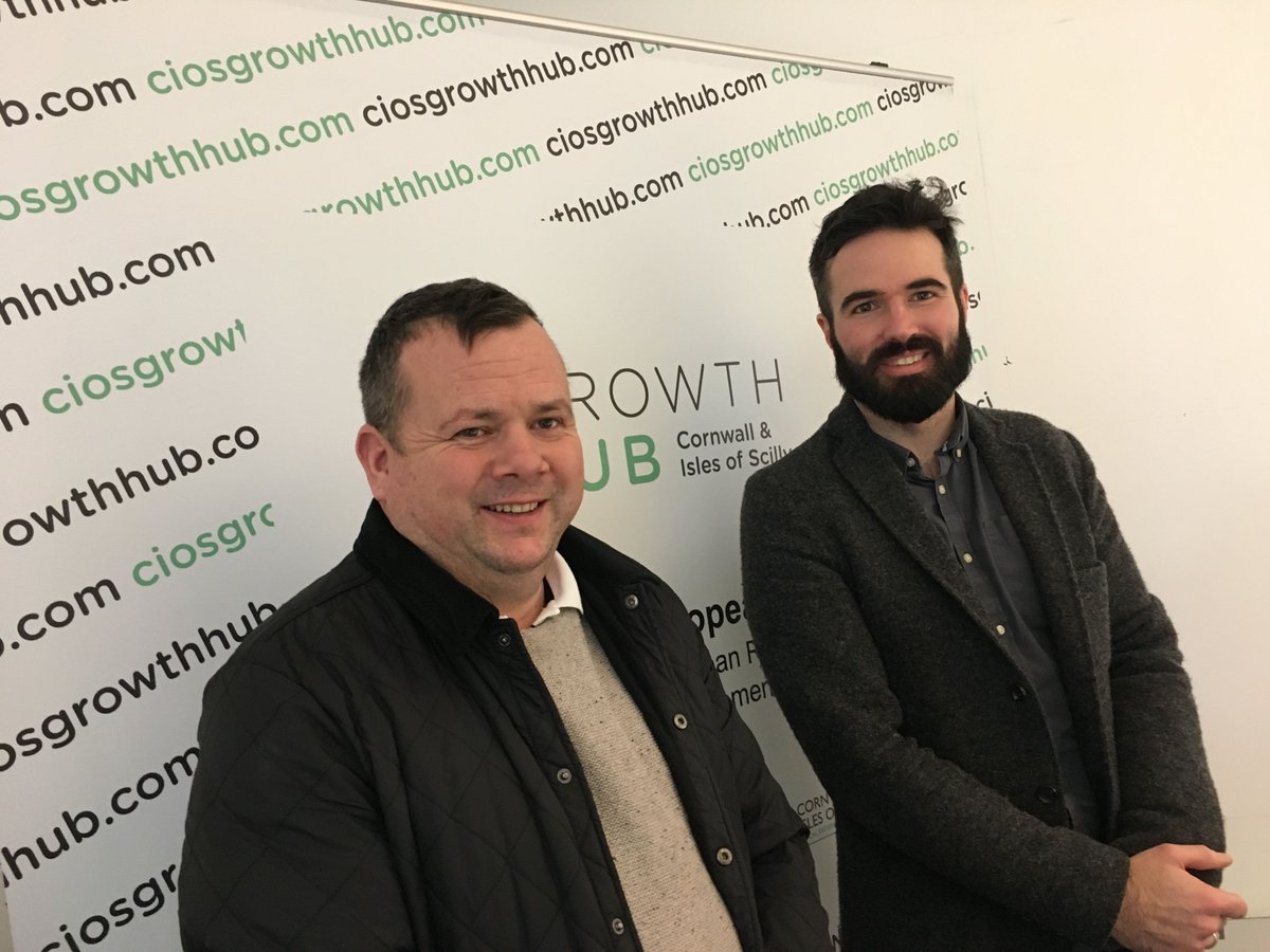 growthskillshub's tweet photo. We have been helping businesses right across Cornwall > Connector Mark met with Ian from Lift a Load Training #CornwallBusinessWeek18 https://t.co/rg7vJKnwCb