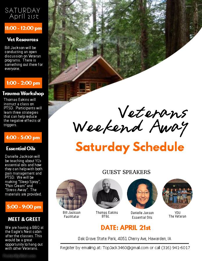 #Siouxland #Veterans- Come join us this Saturday! Info/Register: TopJack3460@gmail.com or 316-941-6017