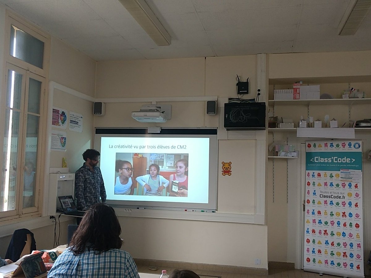 fabline06's tweet photo. Apprentissage de l'informatique musicale fondée sur la co-création sonore avec Philippe Galleron (Paris 8) - séminaire #fabLINE @ESPE_Nice https://t.co/vHPPvezQwD