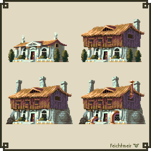 cyangmou's tweet photo. Who needs any books?
Better turn your library into a workshop, for more productivity.
#pixelart buildings #gameart

- Graphics commissioned by @GrumpyRhinoGame

- My mailing list: https://t.co/M9wmf2ds6O https://t.co/cLAu3n3CvR