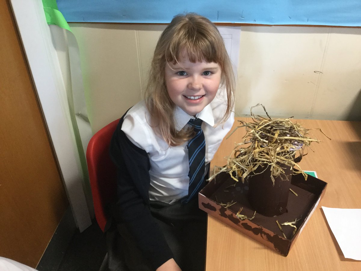 BrackenLanePA's tweet photo. Our Year 3 have produced some fantastic stone age huts. https://t.co/YZQ5QeCQad