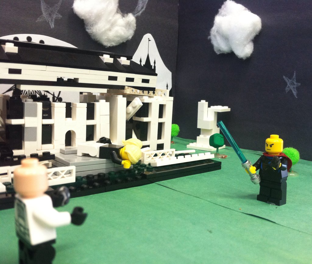 Librarystm's tweet image. Will&apos;s project for @UsetheSchwarz77 &apos;s 6th grade class- the suspenseful ending to @veschwab&apos;s Darker Shade of Magic!