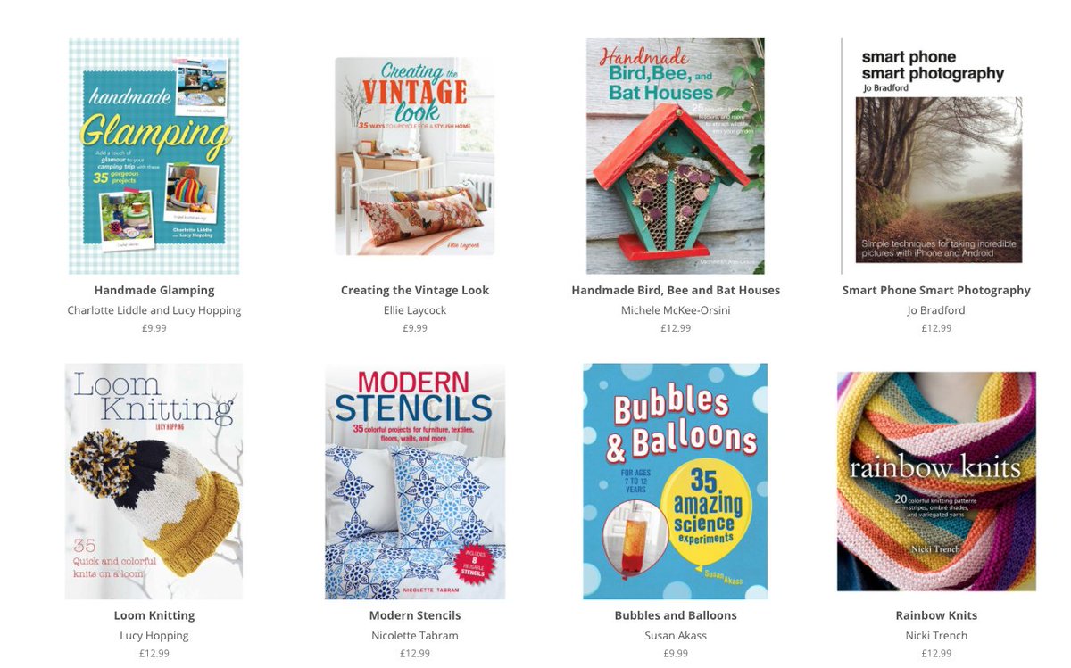 MAKEetcBooks's tweet image. Lots of new books up on makeetc.com to inspire you this #worldcraftweek! #knitting #crochet #papercraft