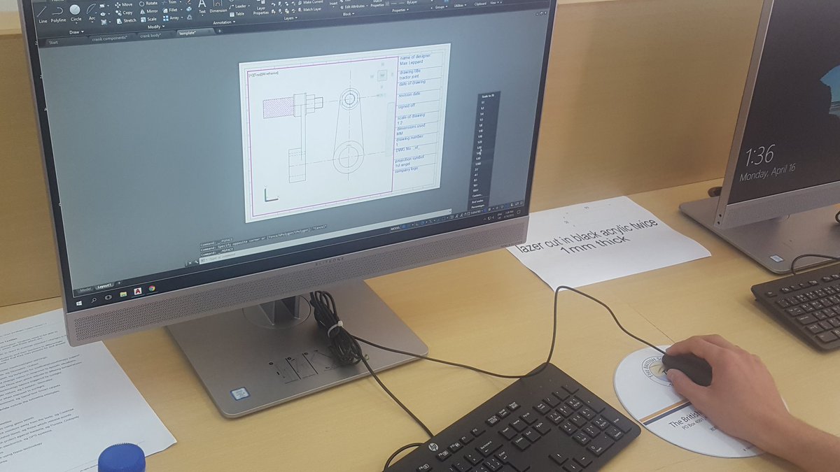 BsakEngineering's tweet photo. Some great Autocad work here from our Yr12 engineering students. #bsak #btec_engineering https://t.co/Hejyo47REv