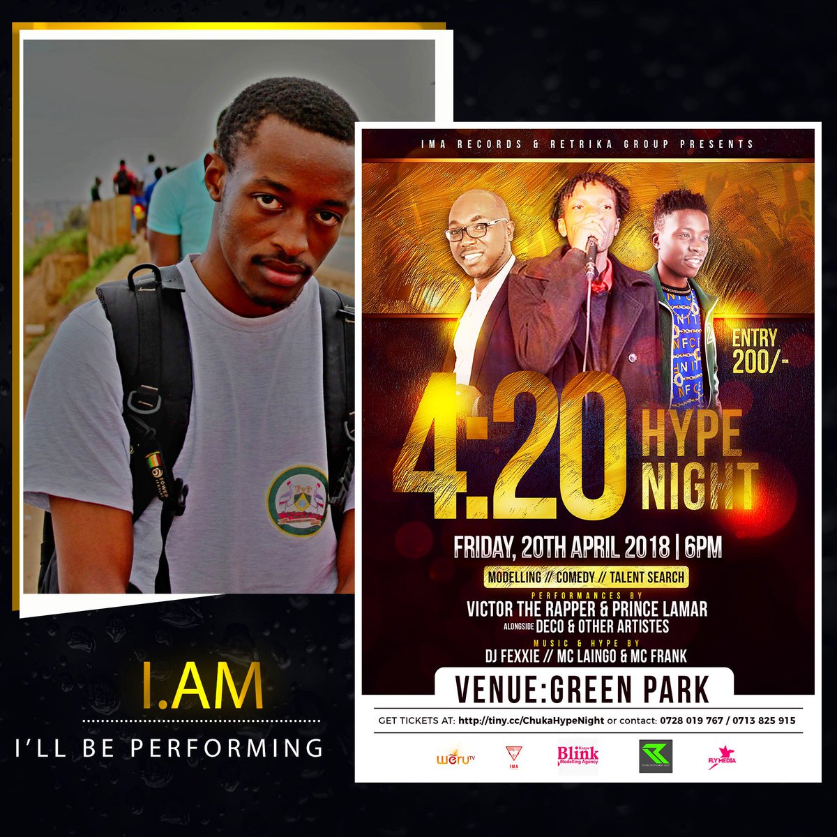 IMA_KENYA's tweet photo. @IaMtheMcee  from @IMA_KENYA kallessa hadi Canaan ,,,, to #chukahypenight #chukahypenight #vijananimoshi https://t.co/uQKRuJTrJY