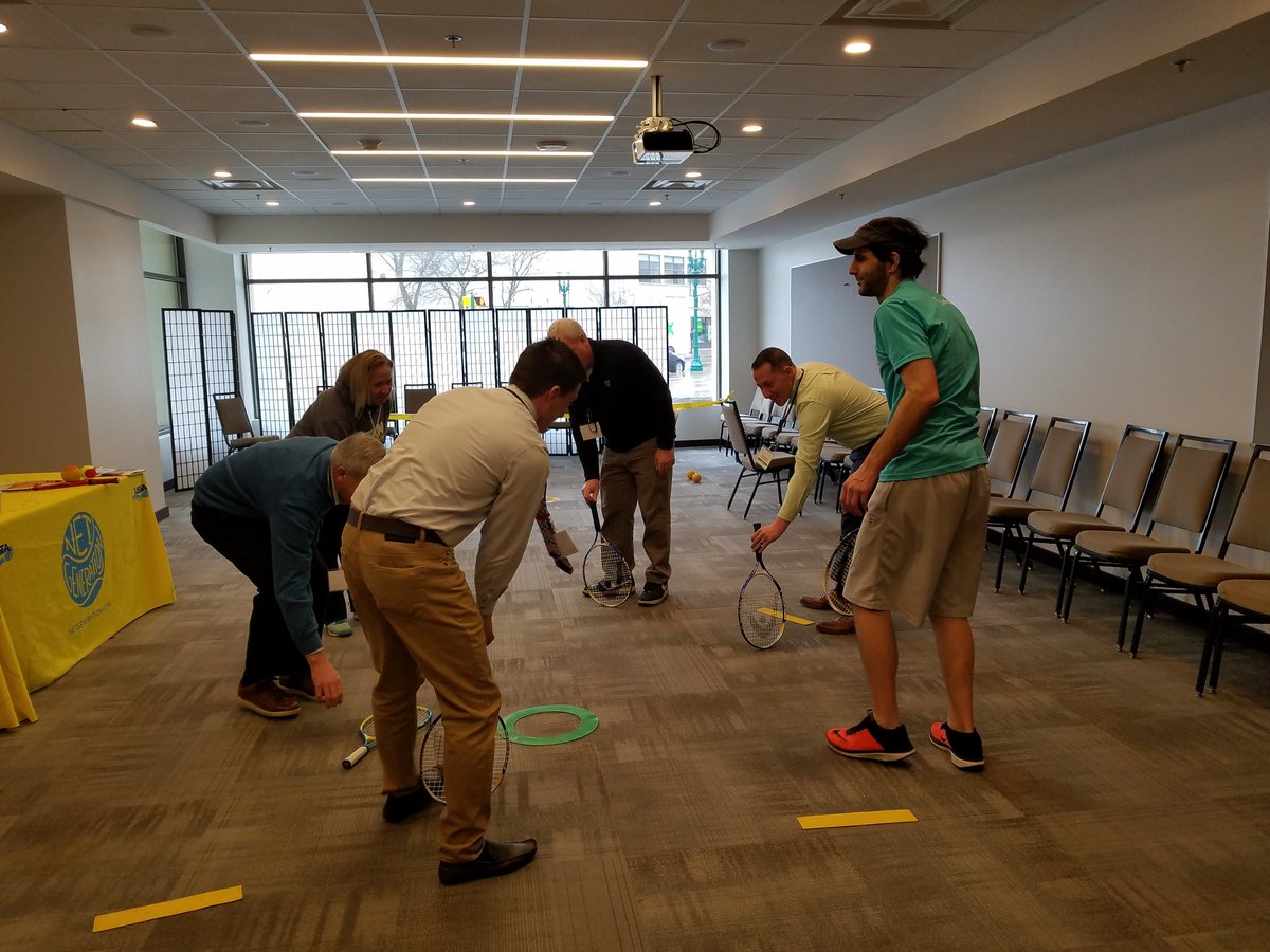 The <a href="/GenevaNYFLX/">Geneva NY</a> staff will be rolling out #netgeneration youth tennis this summer, staff getting extra training with <a href="/USTAEastern/">USTA Eastern</a> staff at <a href="/NYSRPS_Inc/">New York State Recreation & Park Society</a> conference!