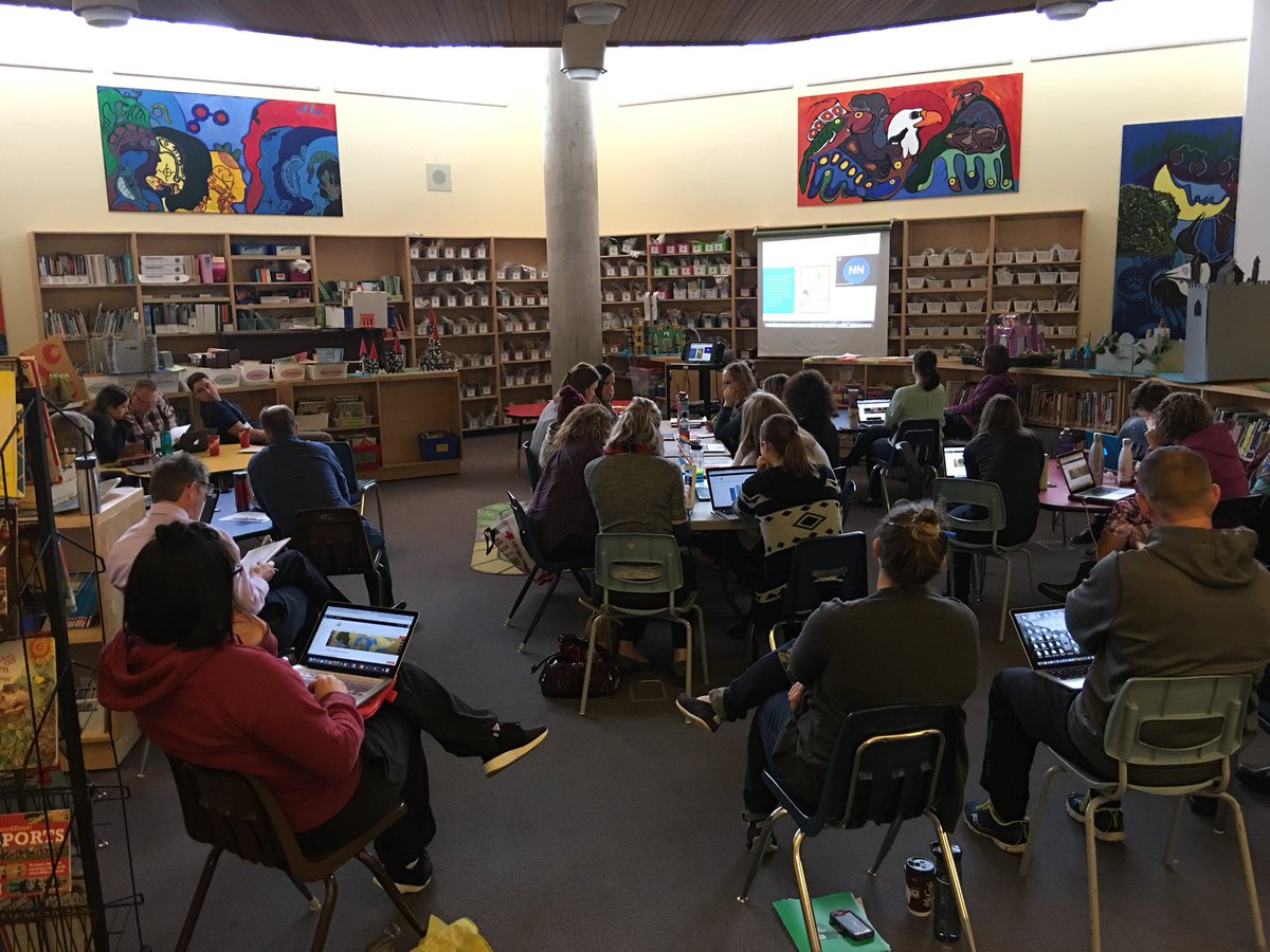 SunsetParkPS's tweet photo. @SunsetParkPS staff engaging in PD around culturally responsible and responsive pedagogy. #NearNorthUnited https://t.co/XiiDbu0HwF