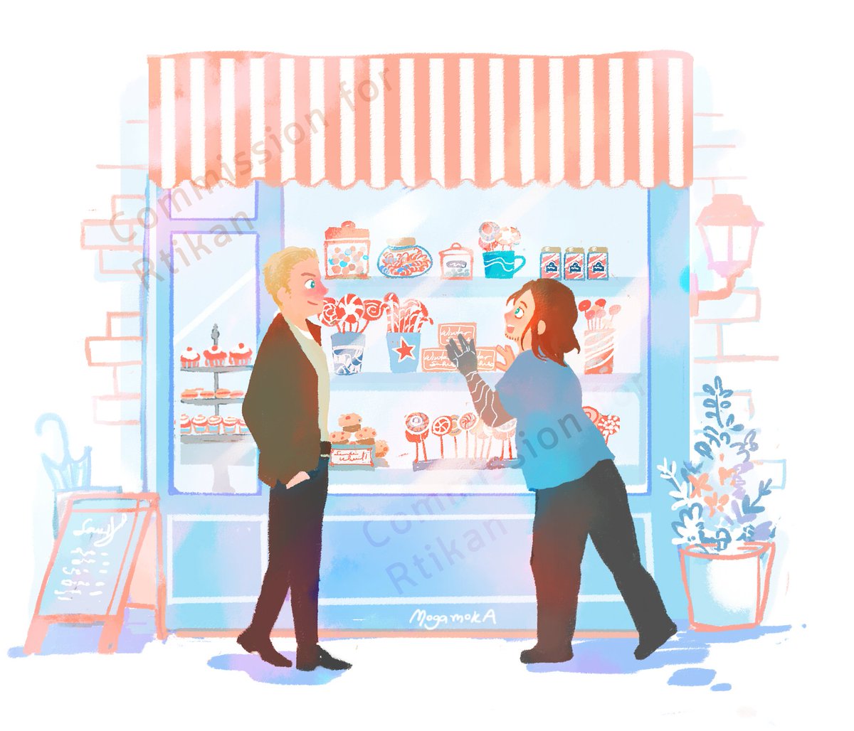Mogamoka2's tweet photo. Stucky throwback! Commission for @rtikan 's fanbook "Stucky Delicious" , #ssparty2017. #WinterSoldier #captainamerica https://t.co/1O4ebEATRP