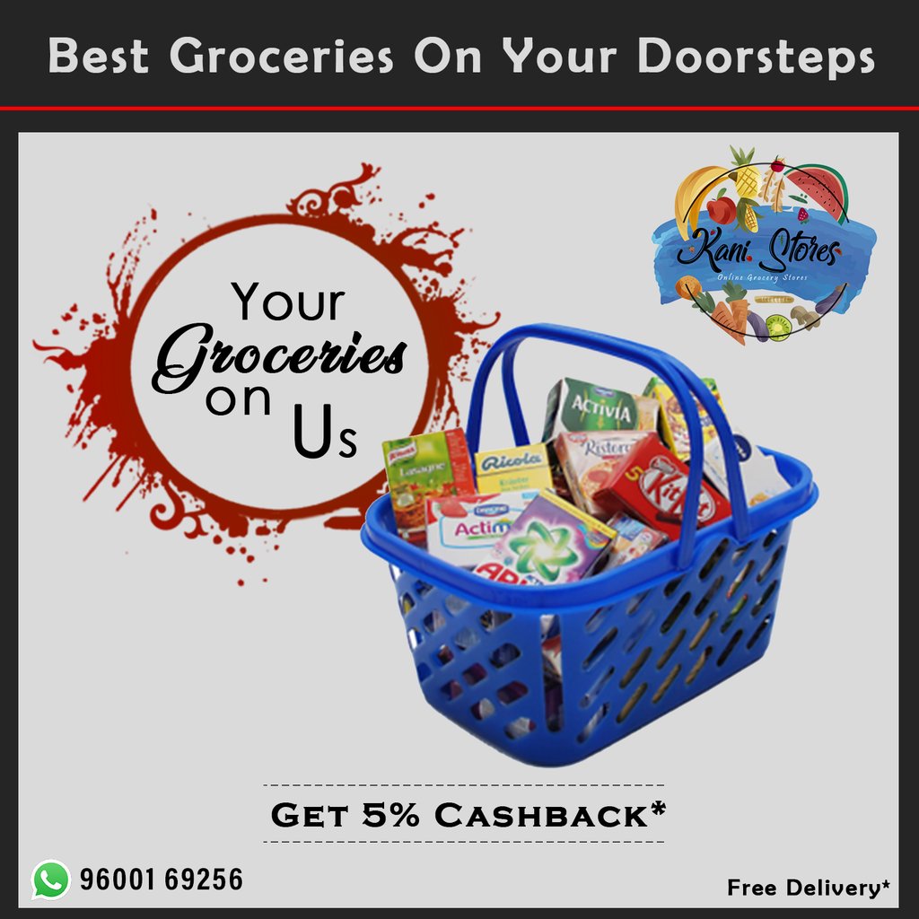 kani_stores's tweet photo. Why you should stop with us? Call us now and tell order the grocery items you required &amp; get a free home delivery with no hidden charges!
Buy premium quality dhals, spices and more for lowest ever prices and get 5% CASHBACK.

Whats app: 9600169256

#kanistores #organicvegetables https://t.co/p4ZEZ9scrL