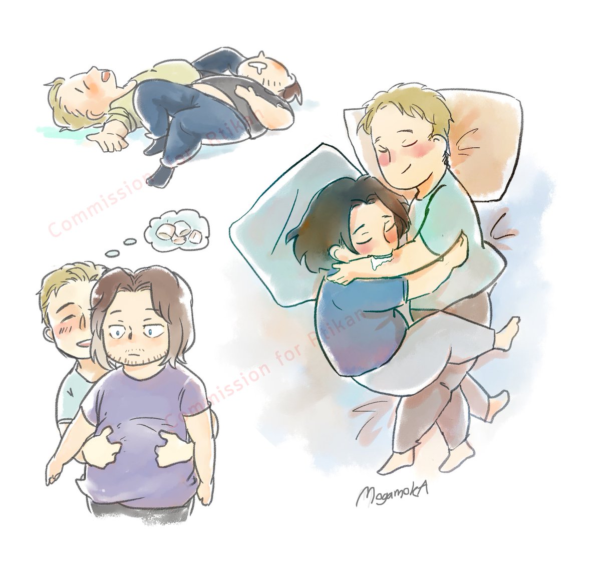 Mogamoka2's tweet photo. Stucky throwback! Commission for @rtikan 's fanbook "Stucky Delicious" , #ssparty2017. #WinterSoldier #captainamerica https://t.co/1O4ebEATRP