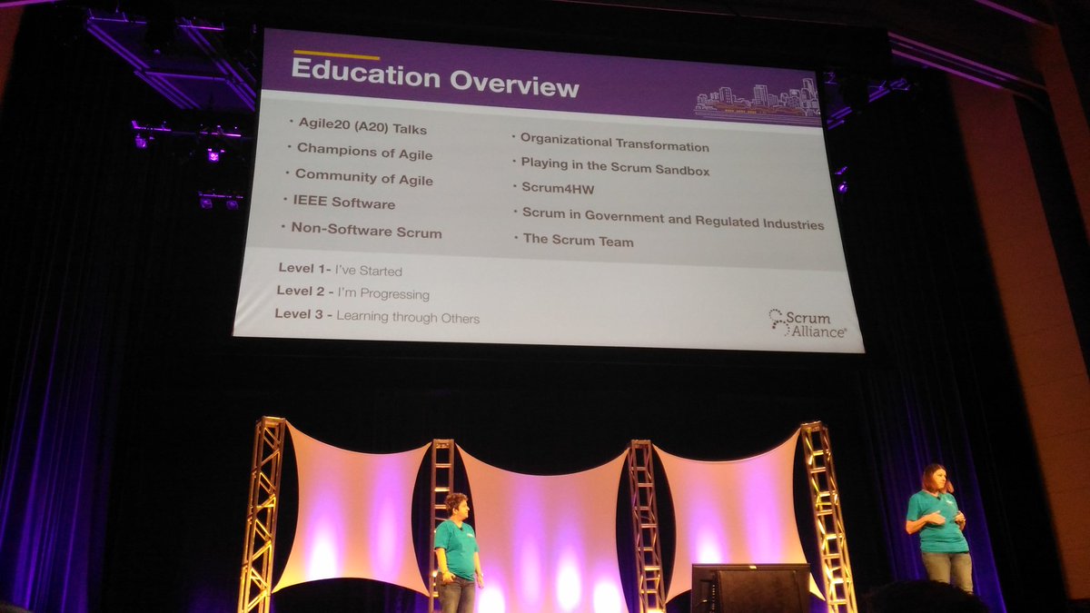 Proof that Scrum crossed the chasm. During Scrum Gathering is more non software related tracks than software one