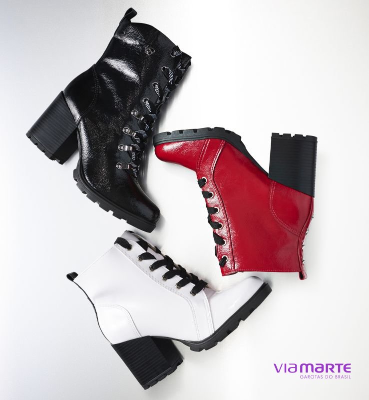 nova coleção de sapatos via marte