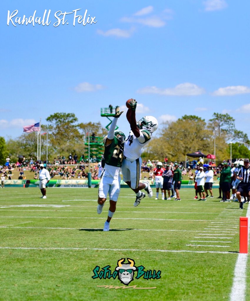 SoFloBulls's tweet photo. βglow up glow up glow upβ
π USF WR Randall St. Felix
β USF DB Nick Roberts
π @GloBoyRandy_
π @nr2__
πΈ @USFDennis
π @USFFootball
#GloBoy #SoFloBulls #USFFootball #USF #GoBulls #AllBullsAllDay #USFOCS #BullSpring18 #BullStrong https://t.co/rbS5OuwXKN