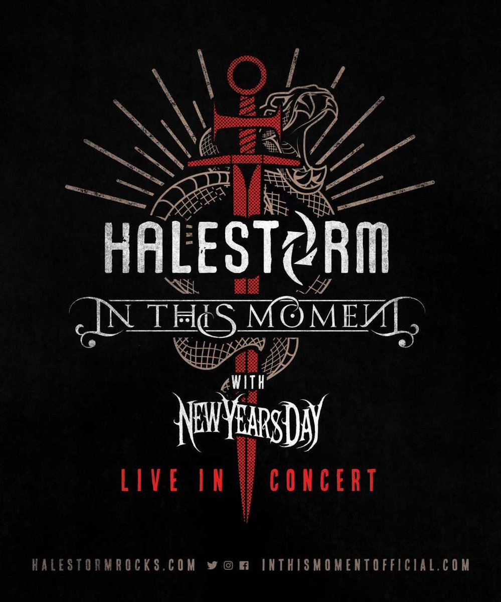 JUST ANNOUNCED: New tour dates with <a href="/Halestorm/">Halestorm</a> and <a href="/OfficialITM/">➕𝐼𝒩 𝒯𝐻𝐼𝒮 𝑀𝒪𝑀𝐸𝒩𝒯➕</a>! This summer is going to ROCK! Grab your tickets this Friday at 10am. 

Check out the full list of dates on nydrock.com ❤️🖤