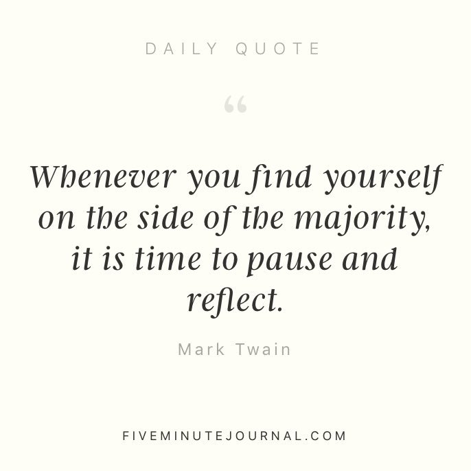 parkerschultz's tweet photo. Great quote to remind us to stop and reflect https://t.co/GJLovtoWtK