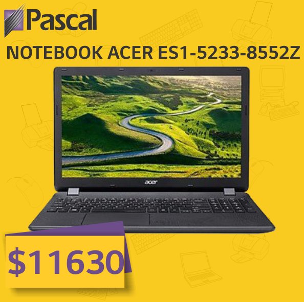 Pascal_computad's tweet image. ¿Buscas una notebook con buenas prestaciones pero que no se vaya mucho en el precio?
¡Entonces estas de suerte porque tenemos esta #oferta especial para vos!
Conocé mas sobre La #notebook #Acer ES1-5233-8552Z en nuestra web: bit.ly/2qCi2vo