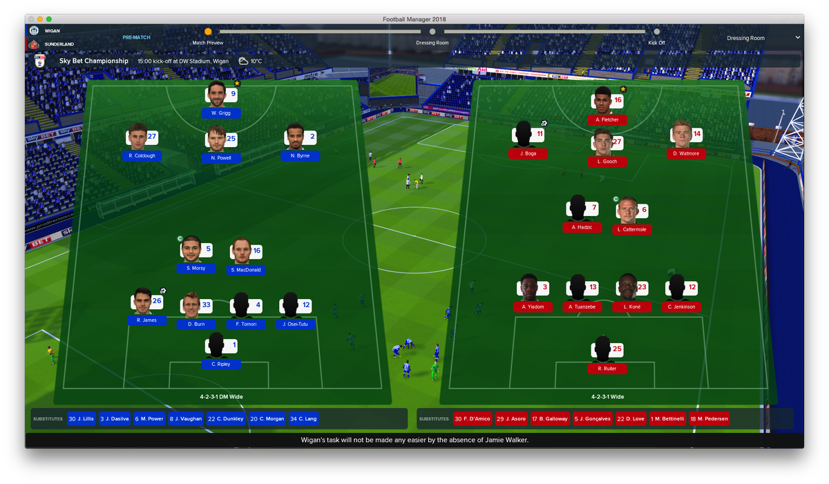 FM__GP's tweet image. 🏆📉 @SkyBetChamp - Game Day 45

🔵⚪️@LaticsOfficial - Grigg, Power, Morsy
🔴⚪️@SunderlandAFC 2 - Boga, Tuanzebe

Two late goals spoil the party but ultimately there was nothing riding on this game so not overly distressed by the result - also moves Wigan out of the drop zone