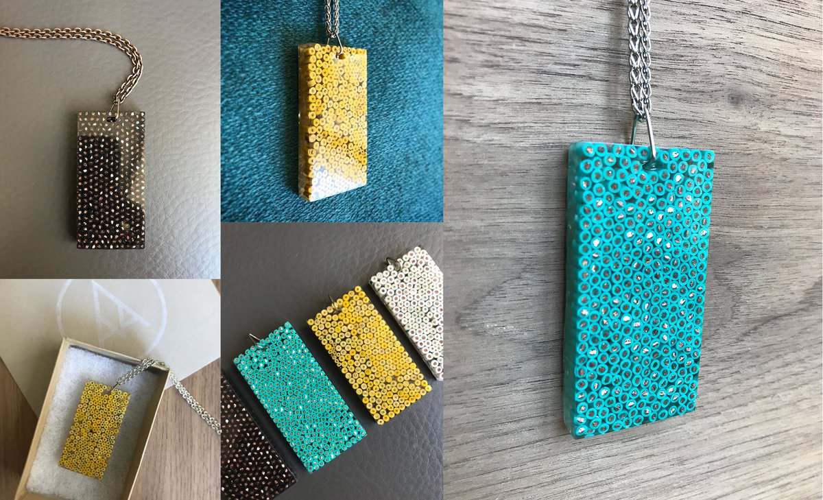 aniavanian's tweet photo. Check out my new up-cycling project. I've been turning old computer cords into wearable art by casting them in resin. I have a couple of them on sale on my site and will add more soon. To shop: https://t.co/pZ6oWS2FqL #wearableart #upcycling #handmade #BostonDesign https://t.co/Y74TuePyzo