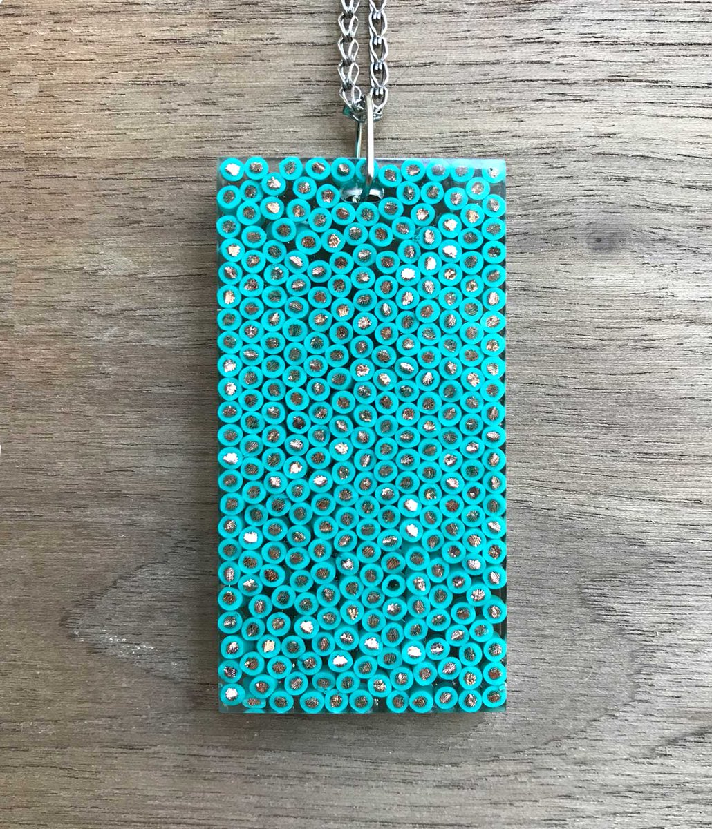 aniavanian's tweet photo. Check out my new up-cycling project. I've been turning old computer cords into wearable art by casting them in resin. I have a couple of them on sale on my site and will add more soon. To shop: https://t.co/pZ6oWS2FqL #wearableart #upcycling #handmade #BostonDesign https://t.co/Y74TuePyzo