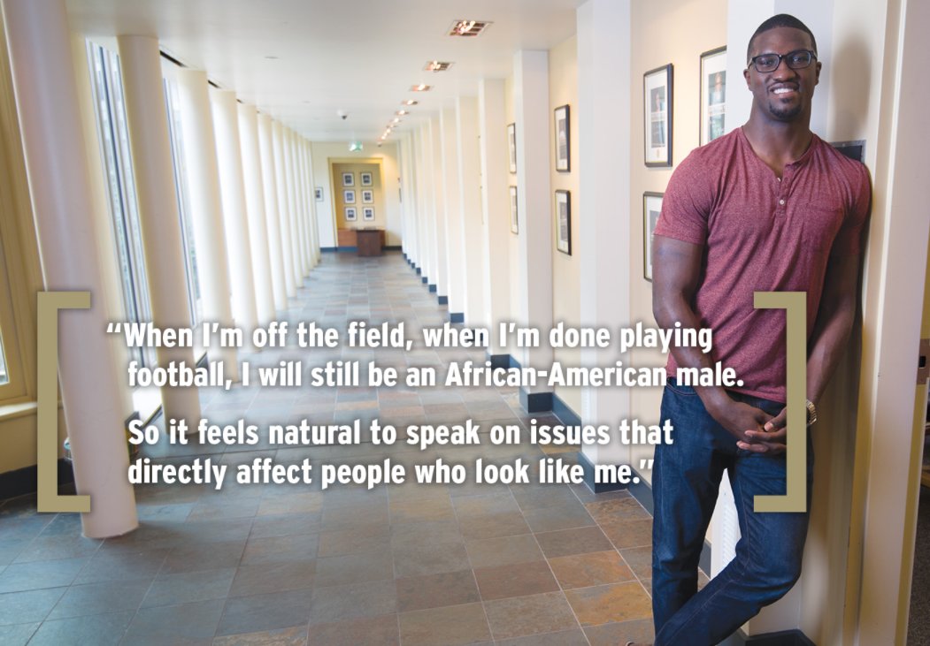 NCAA_PR's tweet photo. As attendees at the #NCAAInclusion Forum discuss student-athlete activism, learn the story of Vanderbilt’s Oren Burks: https://t.co/DoJ946fzm1 https://t.co/DOlRM1i71s