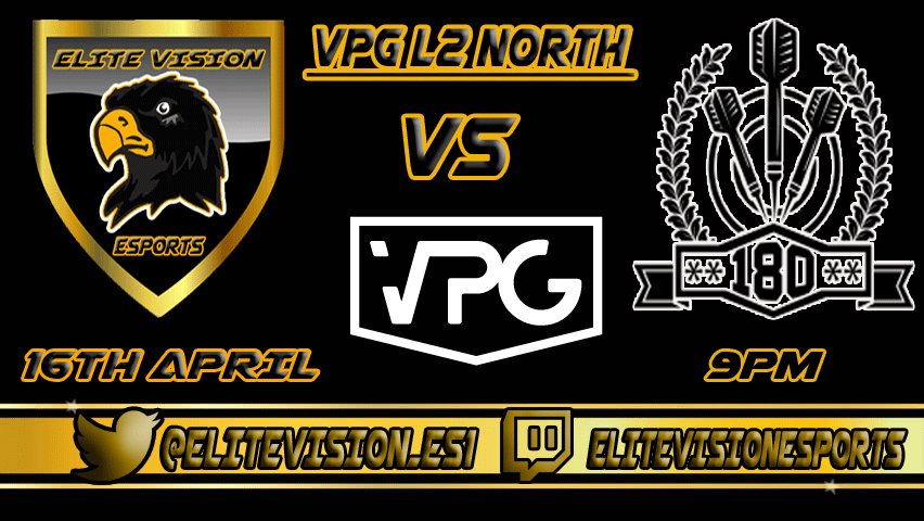 ELITEVISION_ES1's tweet photo. Tonight's game against 180 Esports @180Esports in @VPG_League_2 
9pm Kick Off 
ELITE VISION ESPORTS @ELITEVISION_ES1  VS 180 Esports @180Esports 
@OfficialVPG @VPG_League_2 https://t.co/PYkE0Y5GSg