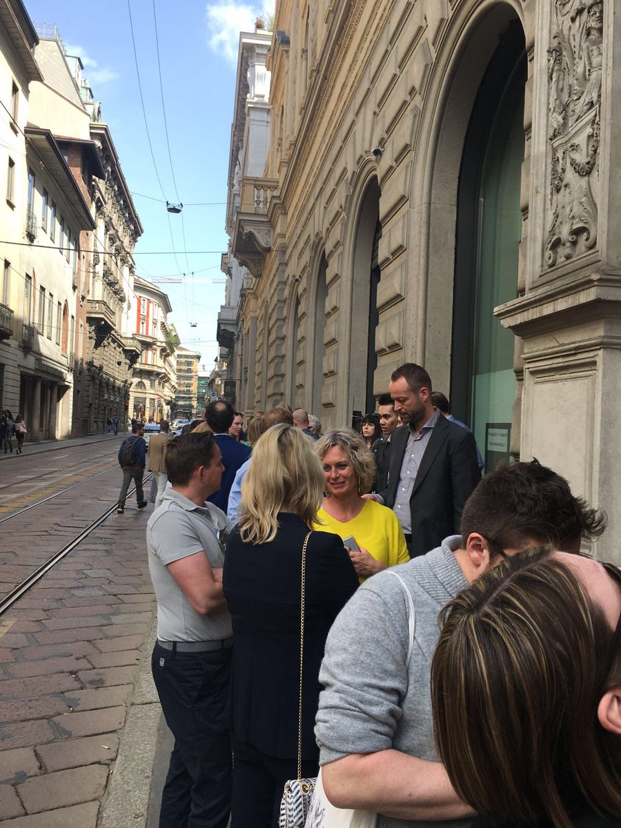 RademakersArt's tweet photo. Press Preview in the historic spaces of the Palazzo.
-
We present works by Studio Job, Preta Wolzak, Maarten Vrolijk, Natasja van der Meer, Stefan Gross and Marjolijn Mandersloot.
Tuesday April 17th - Sunday April 22th 2018
#pressopening #presspresentation #salonedelmobile2018 https://t.co/R3PxT9pEtG