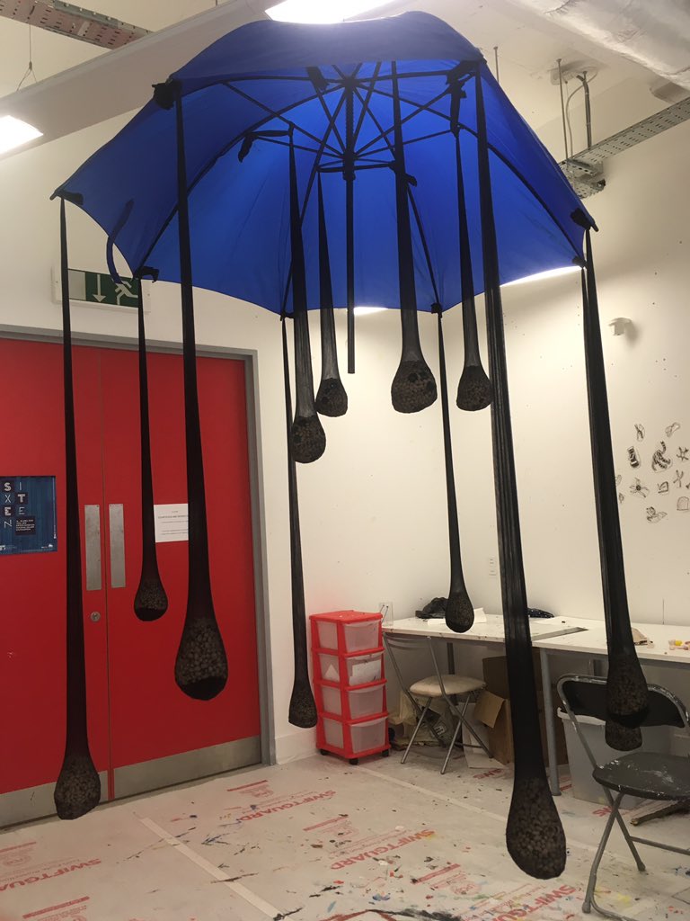 26Degrees2018's tweet photo. Bea's umbrella #fineartists #southampton #degreeshow #southcoast @SouthamptonArts https://t.co/7o8hhJMaes