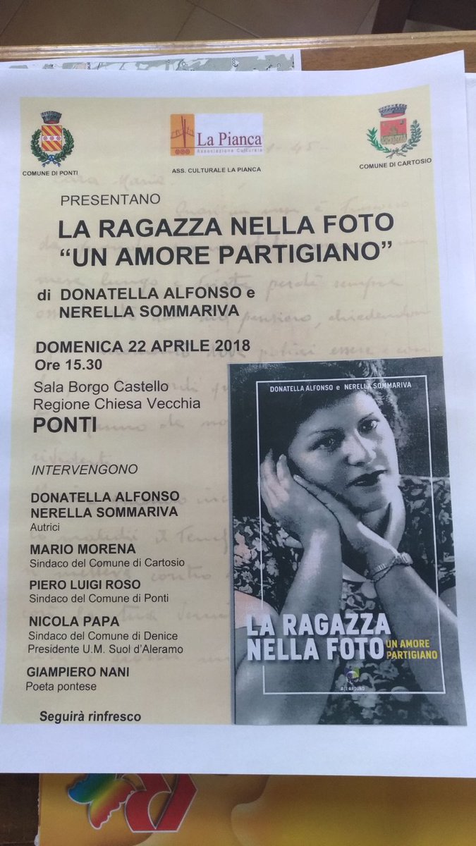 FGarbarino's tweet photo. In #valleBormida un florilegio di iniziative per festeggiare e celebrare il #25aprile @ANPIValBormida @ANPIValBormida. Tra le tante ecco 3 occasioni @ #acquiterme #monasterobormida #ponti. #OraeSempreResistenza! @Albarellomarco @stefaniaterzi @apulderico https://t.co/9Kr3Jxmffm