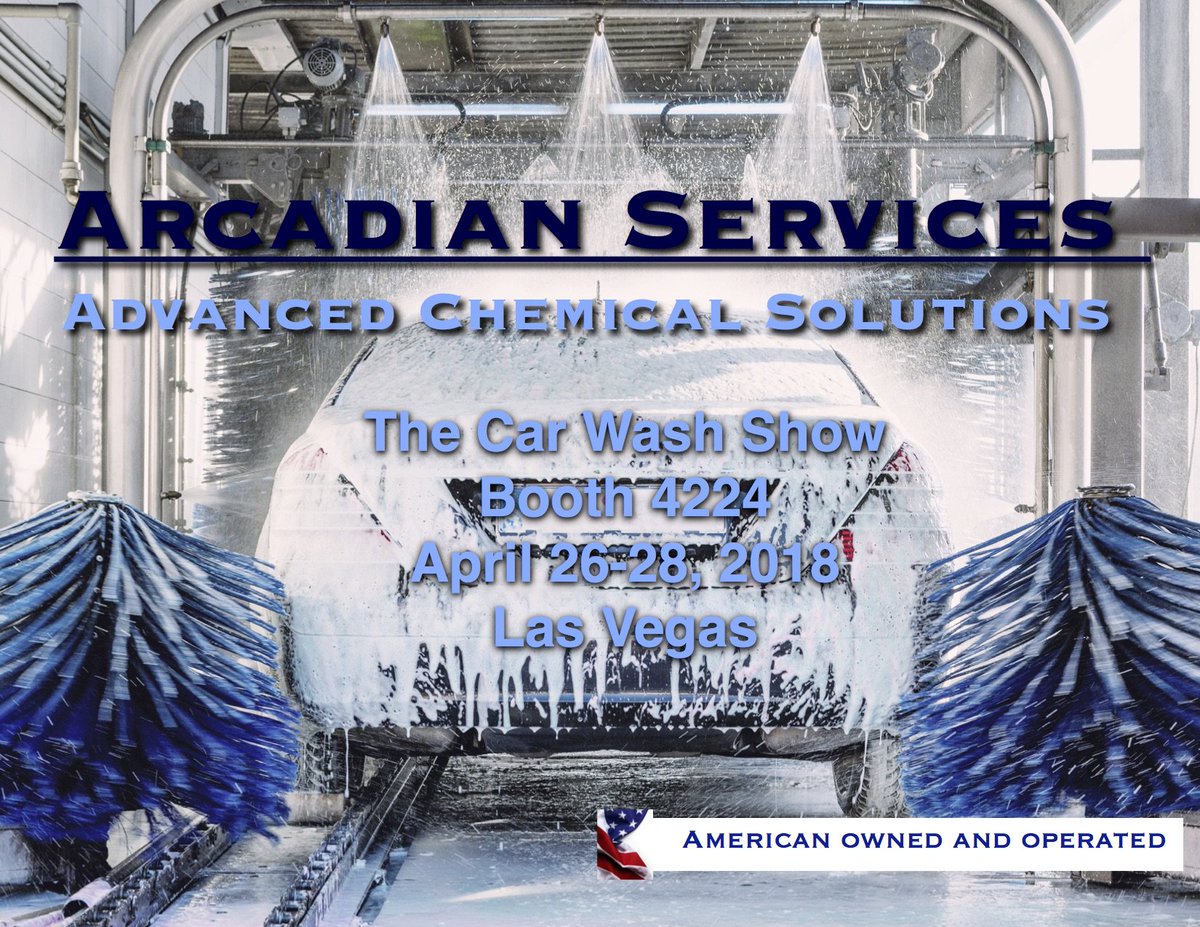 ArcadianService's tweet photo. American owned and operated, we have over 35 years of experience in manufacturing specialized #Truck and #Carwash Chemicals! Visit us at the #Gocarwashshow April 26-28 #VEGAS #Justbetterchemicals #Lavafoam #Tireshine #Wallcleaners #Americanmade #presoaks #experts #Triplefoam https://t.co/2pISmIP7yg