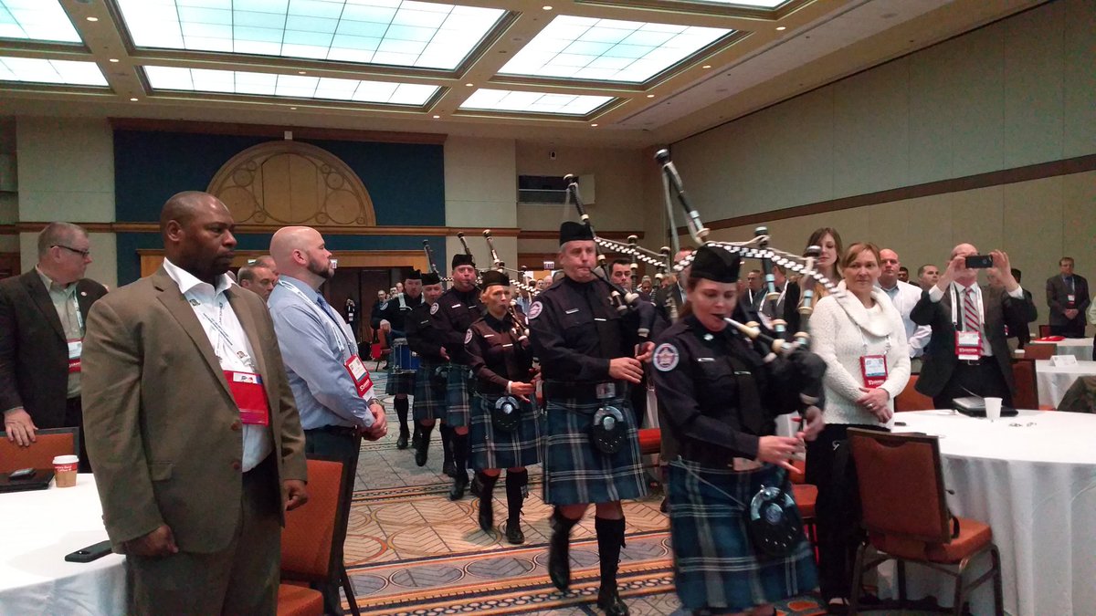 ColleenKuceraUD's tweet photo. @iahss has the best opening ceremony, including Chicago PD honor guard and bagpipes #iahssACE2018 https://t.co/JeAHQ123N6