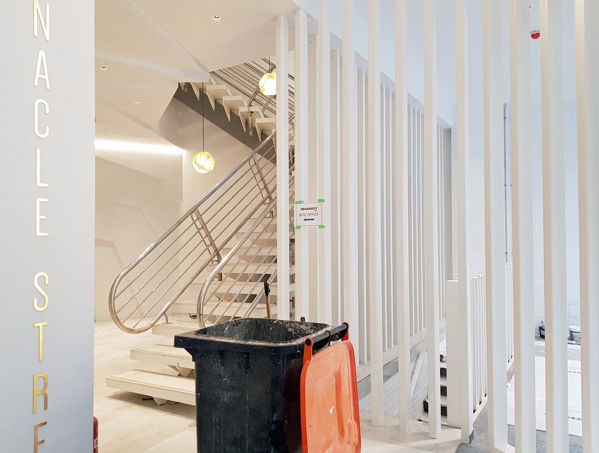 gpad_london's tweet photo. Almost finished...Just one week to go! Office refurbishment at Tabernacle Street @BoultbeeLDN #gpadarchitects https://t.co/ruiGJ14eys