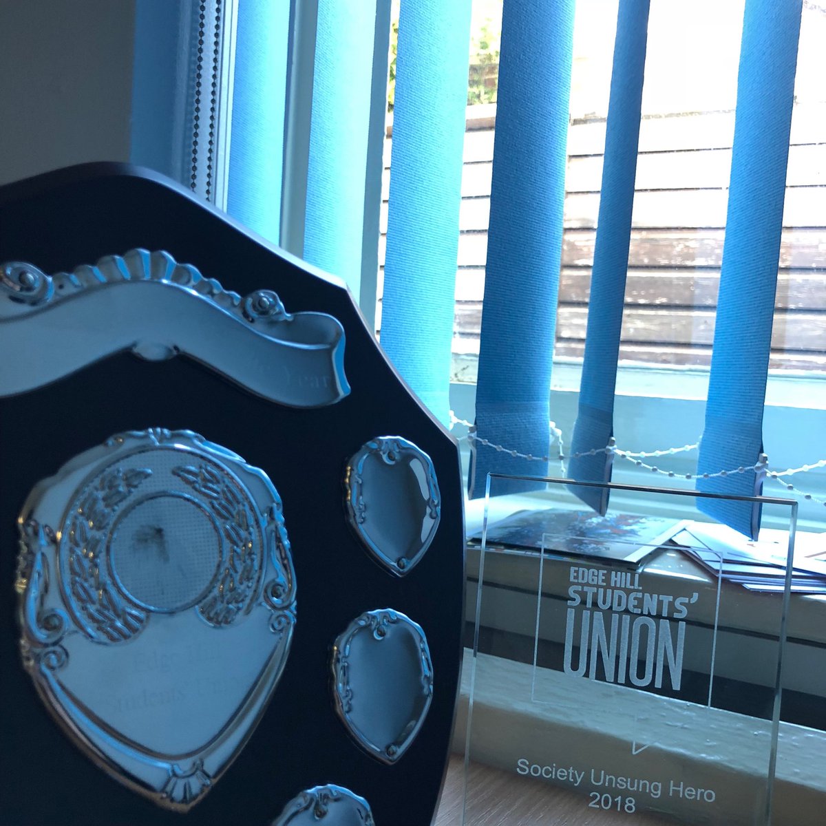 EHSUvpact's tweet photo. The shields &amp; trophies have been polished, who will win at the first #EHSUsocAwards18
@edgehillsu @edgehill https://t.co/eXTs1jTaSO