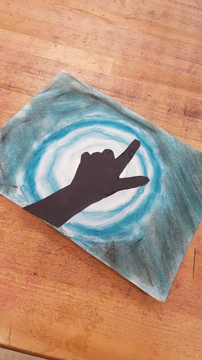 theartbandit's tweet image. &quot;I chose &apos;I&apos;m because we are leaders at Bells Ferry.&quot; #secondgradeart #theleaderinme #cobbartrocks #youthartmonth #bellsferryart