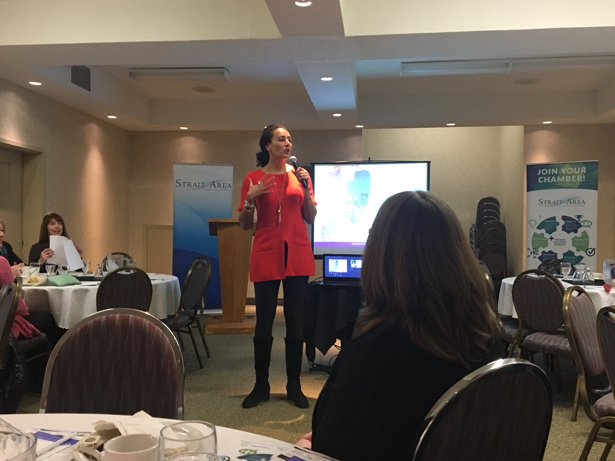 Inspired by Eleanor Beaton at Strait Chamber of Commerce’s Wonder Woman Speaker Series speaking on “Fierce Feminine Leadership” #wonderwoman #fiercewoman