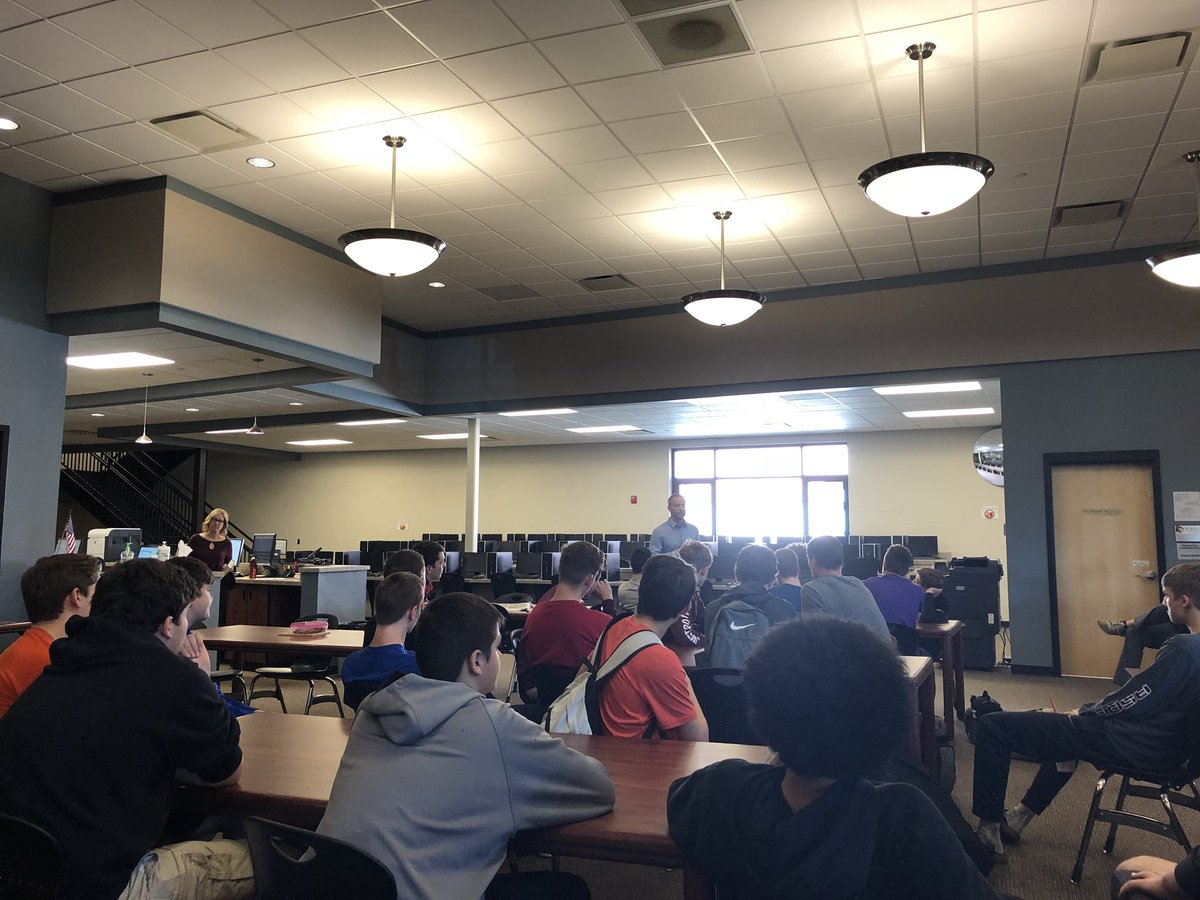 DrOverstreet_'s tweet photo. New head boys’ basketball coach @TimBrown2020 meeting with our @RepublicBball players for the first time. #GoTigers #RepMOProud https://t.co/xV5ZfkRNem