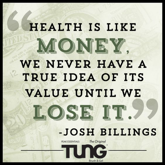 TUNGbrush's tweet photo. "Health is like money, we never have a true idea of it's value until we lose it." ~ Josh Billings #MondayMotivation #TaxDay #Value #COst #HealthVsWealth #TUNGBrush #BadBreath #Kisses #FreshBreath #Diabetes #10second #10SecondDifference https://t.co/Z56cB0lFPp