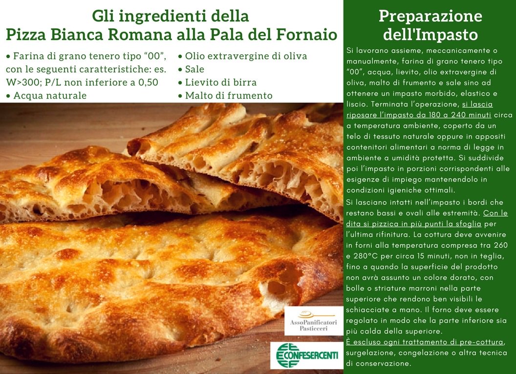 Confesercenti's tweet photo. 'Pizza Bianca Romana alla Pala del Fornaio':
ecco gli #ingredienti!
Appuntamento mercoledì #18aprile a #Roma
con #Assopanificatori #Confesercenti 
per la presentazione del Comitato per la tutela e la promozione!
#PizzaRomanaPerTutti #PizzaInPiazza
--> https://t.co/aRge2HaM5I https://t.co/VmhJjNK76l