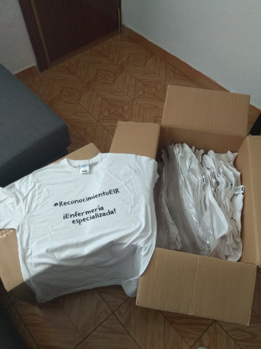 Camisetas preparadas para la elección de plaza #EIR!!! #RECONOCIMIENTOEIR
