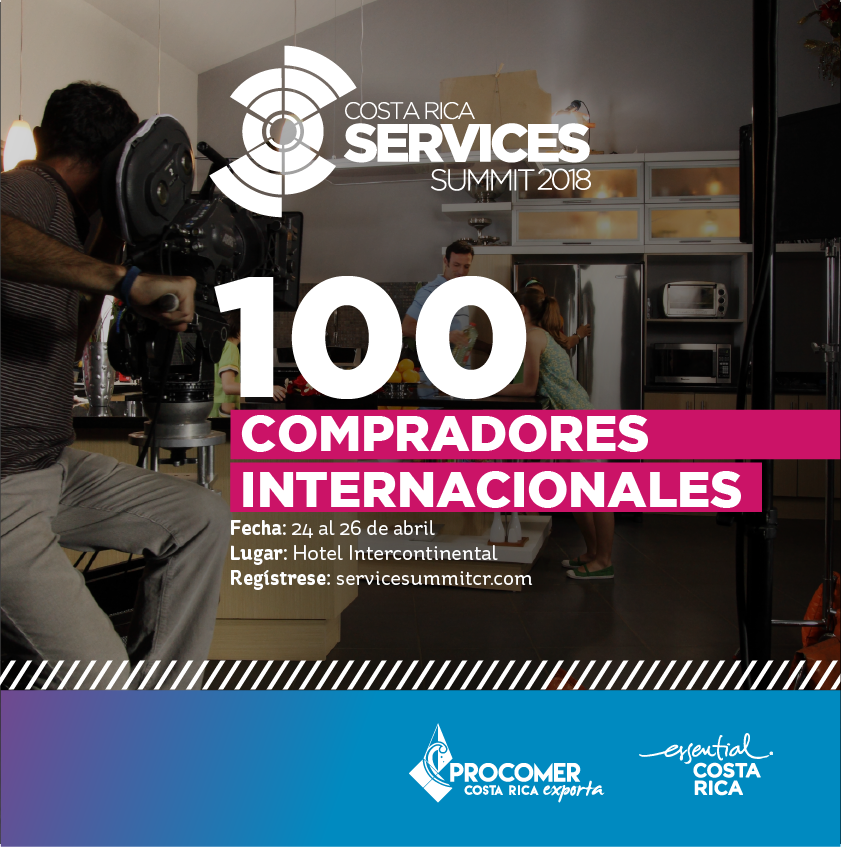 Procomer_CR's tweet photo. Compradores de todo el mundo viajaran hasta nuestro paraíso de talento para conocer lo mejor de la oferta de servicios costarricense. ¡No se quede por fuera! Reserve su espacio en: https://t.co/QvZWa8yfGQ #SomosTalento #ServicesSummit #CRServices https://t.co/nKkGi8ThJU